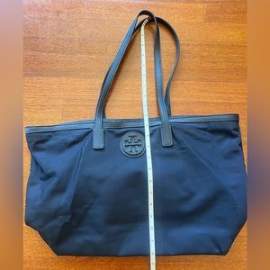 Tory Burch tote bag, nylon and leather. Great condition